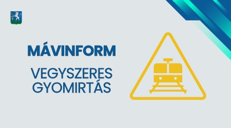 MÁV info – vegyszeres gyomirtás 2026. I. ütem