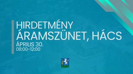 Áramszünet április 30.