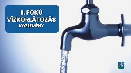 II. fokú vízkorlátozás