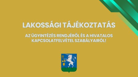 Lakossági tájékoztatás