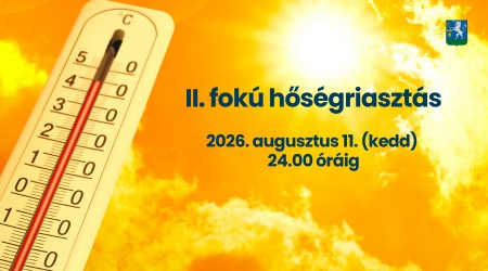 Hőségriasztás mérséklése